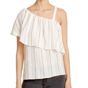 Sanctuary-Striped/Cold Shoulder Top Sz. Med